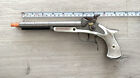 Vintage Hubley Dual Flintlock Cast Iron Pirate Toy Cap Gun Rare