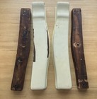 Vintage Koken Barber Chair Porcelain Cast Iron Arm Covers 430nl   430nr