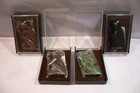 4pc Frog Lighters Vintage Lot Electronic Refillable Butane In Plastic Boxes New