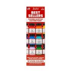 Angelus Acrylic Leather Paint Best Sellers Kit  12 Colors   1 Oz 