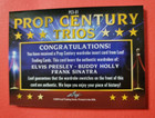 Elvis Presley Buddy Holly Frank Sinatra Worn Relic Swatch Wardrobe Card  d 25 85