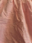 Pottery Barn Kids Full Size Bedskirt Pink White Gingham
