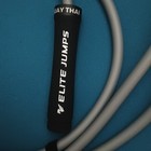 Elite Jumps Muay Thai 3 0 1 5lb Weighted 10ft Jump Rope - Silver