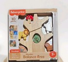 Fisher-price Lot Wooden Castle Blocks Set   Balance Tree Stacking Toy Free Ship