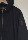 Element Wolfeboro Bomber Jacket Mens Large Black Hooded Tartan Lining Padded