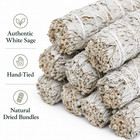 White Sage Smudge Sticks 4  Bulk 25 Pack Cleansing Wands California Sage