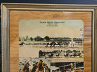 Large Framed Color Photo Of 1941 Santa Anita Handicap - Bay View