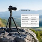 Carbon Fiber Camera Tripod  62  Professional Video Tripod With 360   Ball Head   