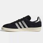 Adidas Campus 80s Men s Shoes Black Metallic Silver Gx7330
