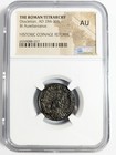 Diocletian Roman Empire Ad 284-305 Ngc Au Aurelianianus Rare Reverse Silvering