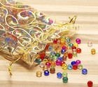 200pcs Gold Organza Wedding Party Gift Bags Favor Candy Sheer Jewelry Pouches Us