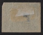 Brazil 1850 Scott 22 Used  20 R Black Imperf  Good Margins   Cv  120   a6068