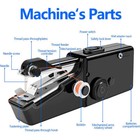 Portable Diy Mini Sewing Machine Electric Stitch Hand Cordless Household Travel