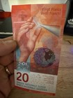 20 Swiss Francs Dollar Bill Currency Collector Banque Nationale Suisse   Gift