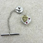 Vintage 1 10 10k Gold Fill San Bernardino County Service Shield Tie Tack Pin