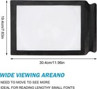 3x Large Page Magnifying Glass For Reading  Full-page Viewing Area Magnifier    