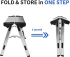 Folding Step Stool Small Foldable One Ladder With 330 Lb Large Loading Capacity
