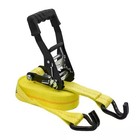 Husky Ratchet Tie Down Straps 3333 Lbs 27 Ft  X 2 In Heavy Duty Double J Hook