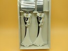 Hortense B  Hewitt Wedding Accessories Cake Knife And Server Set  Bridal Couple 