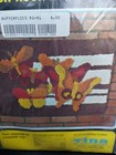 Vintage Tina Of California Latch Hook Rug Pattern Butterflies