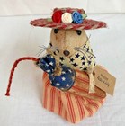Mouse primitive fourth Of July patriotic firecracker grunged