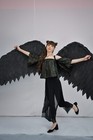 Wings Costume Black Angel Cosplay Wings Birds Cosplay  Halloween Fashion Gothic