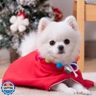 Aniac Pet Dog Christmas Costume Puppy Xmas Cloak With Star And Pompoms Cat Sa