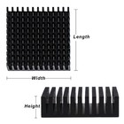With Adhesive Aluminum Heatsink For Electronic Motherboard Ic chip led amplifier
