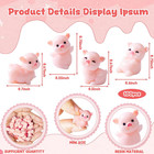100 Pcs Mini Resin Pigs Miniature Pig Figurines Tiny Pigs Bulk   100 Pack Small