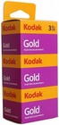 10x Kodak  Gold 200 36 Exposure Color Negative 35mm Film  3 Pack  30 Rolls 