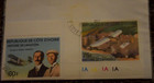 Vtg  Ivory Coast Cpl  Set  2  Airmails   aviation History - Wright Bros    1977