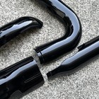 2017-2025 Oem Harley Touring M8 Stock Exhaust Heat Shields - Gloss Black Powder