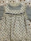 Vintage Girls Floral Lace Boho Cottage Core Dress Kids Toddler