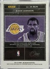 Panini One And One Lakers Magic Johnson Patch Auto  49 Chaser Pack                