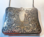 Antique Sterling Silver Coin Purse Or Chatelaine Early 1900 s