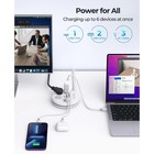 Multi-functional Power Strip Surge Protector 3 Outlets 4 5 10ft Extension Cord