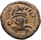 Byzantine Emperor Heraclius 610-641ad Ancient Bronze Coin 40 Nummi M Follis 26mm