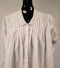 Antique Victorian 19th C White Swiss Dot Cotton Jacket W Bell Sleeves  