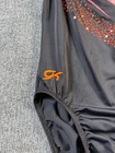 Gk Elite Gymnastics Dance Tank Leotard Black Pink Sparkle Bling Cl Child Large