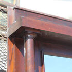 Salvaged Quartersawn Oak Fireplace Mantel  Early 1900 s  Nfpm308
