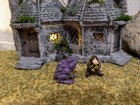 Harry Potter Hagrid s Hut For Christmas Village Diorama Hand Painted W  Niffler