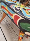 Pacific Northwest Native American Wooden Stool Rare 23    22  