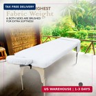 London Linens Soft Microfiber Massage Table Sheets Set 3 Piece Set - Includes Ma