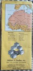 Middle East And North Africa Map Sadlier 1981 Vintage