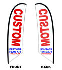 8 Feet Tall  Custom Windless Swooper Feather Flag Kit Banner Sign   Cross Stand