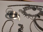 Mixed Vintage Sterling Jewelry Lot 160 Grams All Wearable