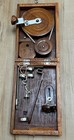Wooden Book Charkha Spinning Wheel Folding Portable India Decor