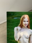 Pinup Girl 4x6 Photo Beautiful Woman Redhead Risqu   Nude Model Female Form Art
