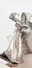 Spoontiques Vintage Pewter Wizard W crystal Ball No  M8049 4 5  Nice