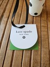 Kate Spade New York X Target Canvas Polka Dot Lipstick Holder Bag Charm Nwt